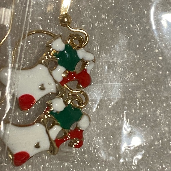Christmas Dangle pierced earring lot - Picture 5 of 9